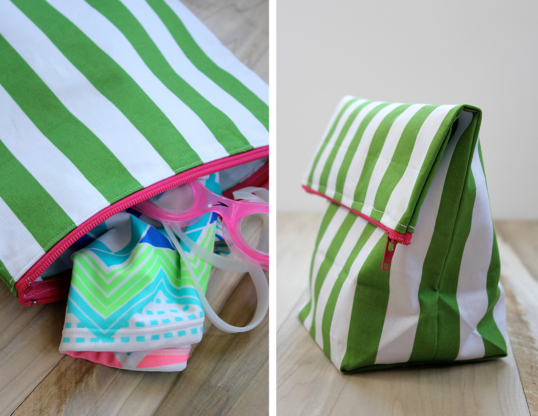 DIY Wet Swimsuit Bag