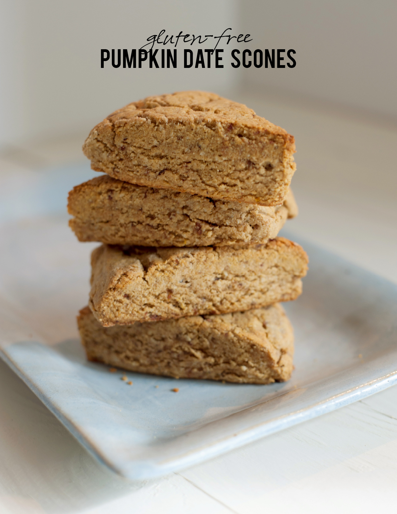 gluten-free pumpkin date scone recipe on aliceandlois.com
