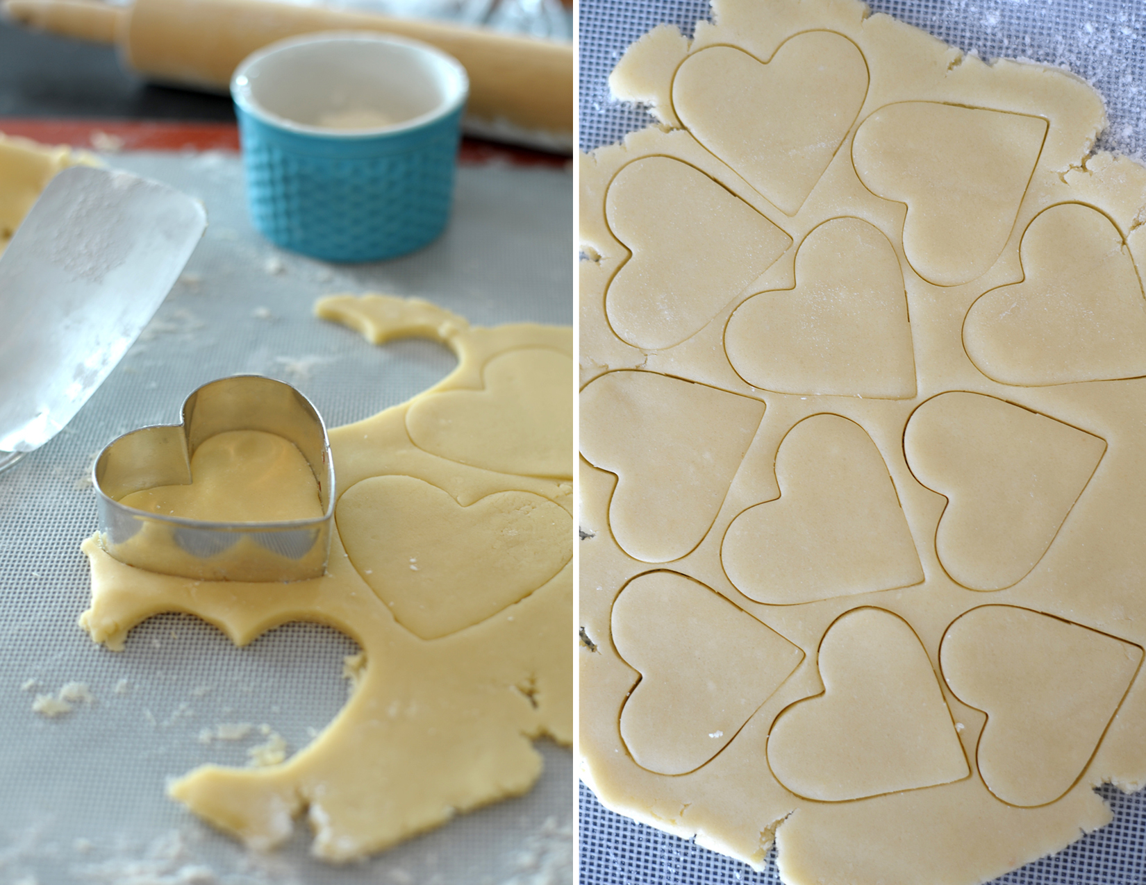 The best Valentine sugar cookie recipe on aliceandlois.com