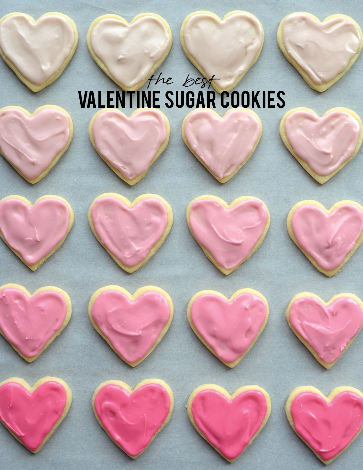 The best valentine sugar cookie recipe on aliceandlois.com