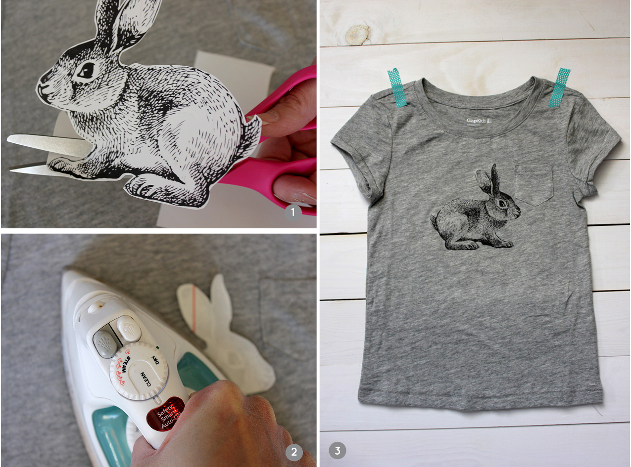 DIY-bunny-shirt-steps on aliceandlois.com