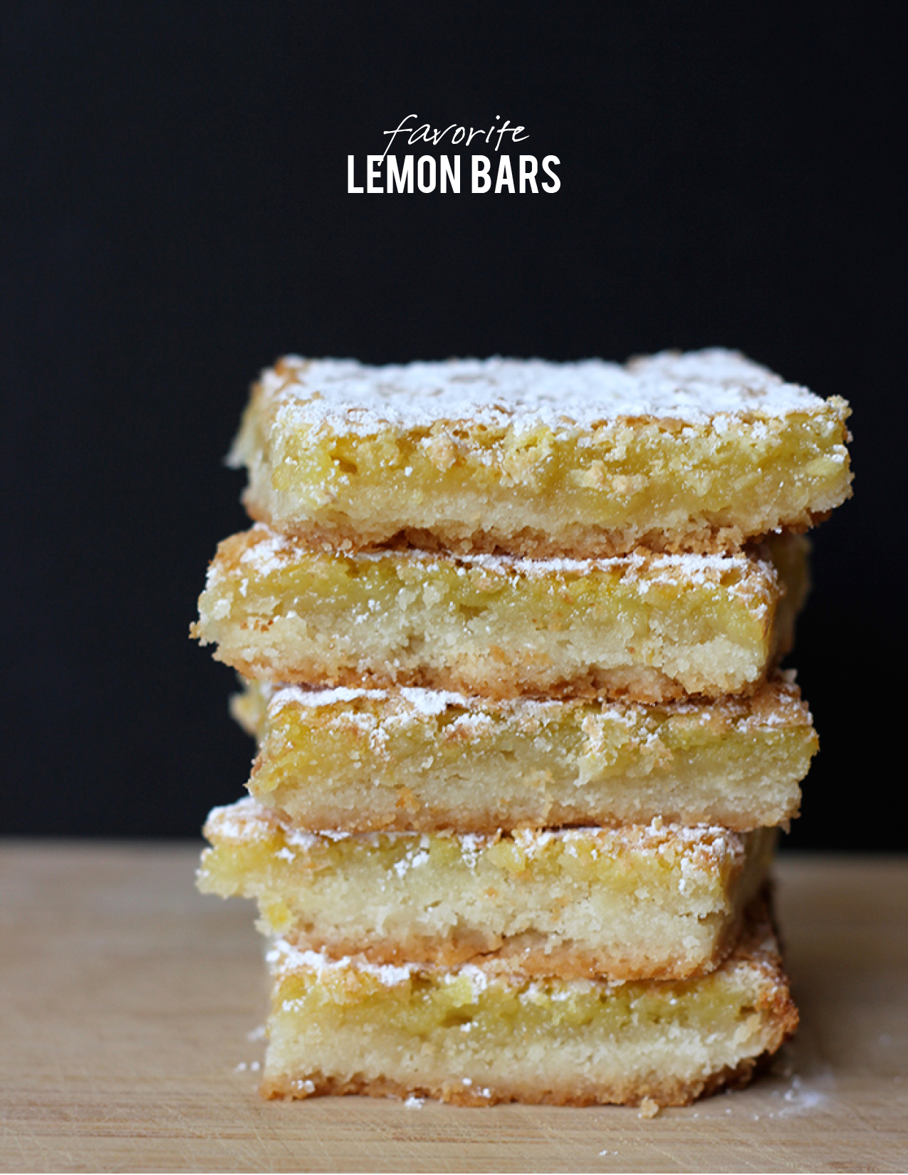 Lemon bars recipe // aliceandlois.com