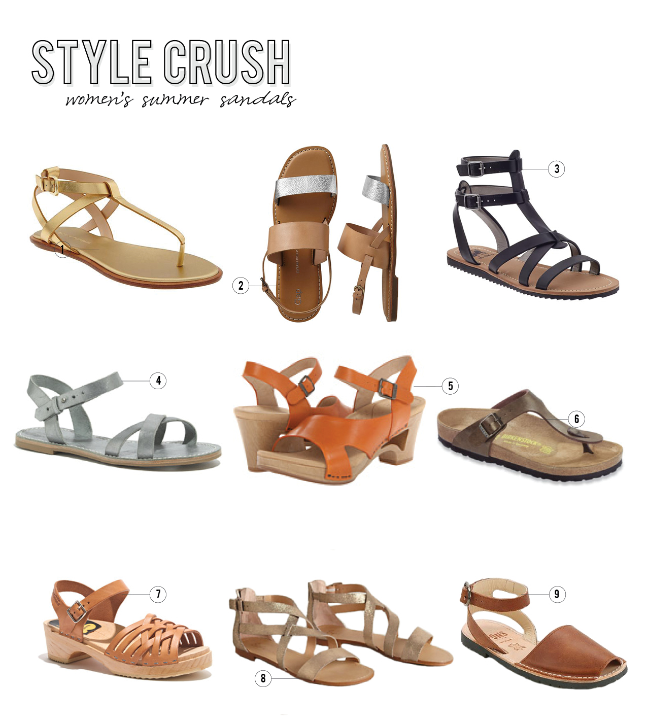 style crush womens sandals // aliceandlois.com