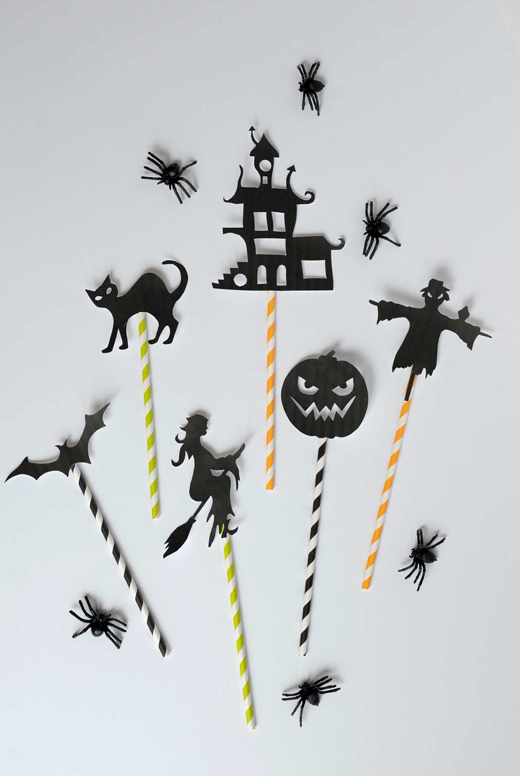 halloween shadow puppets with free printable