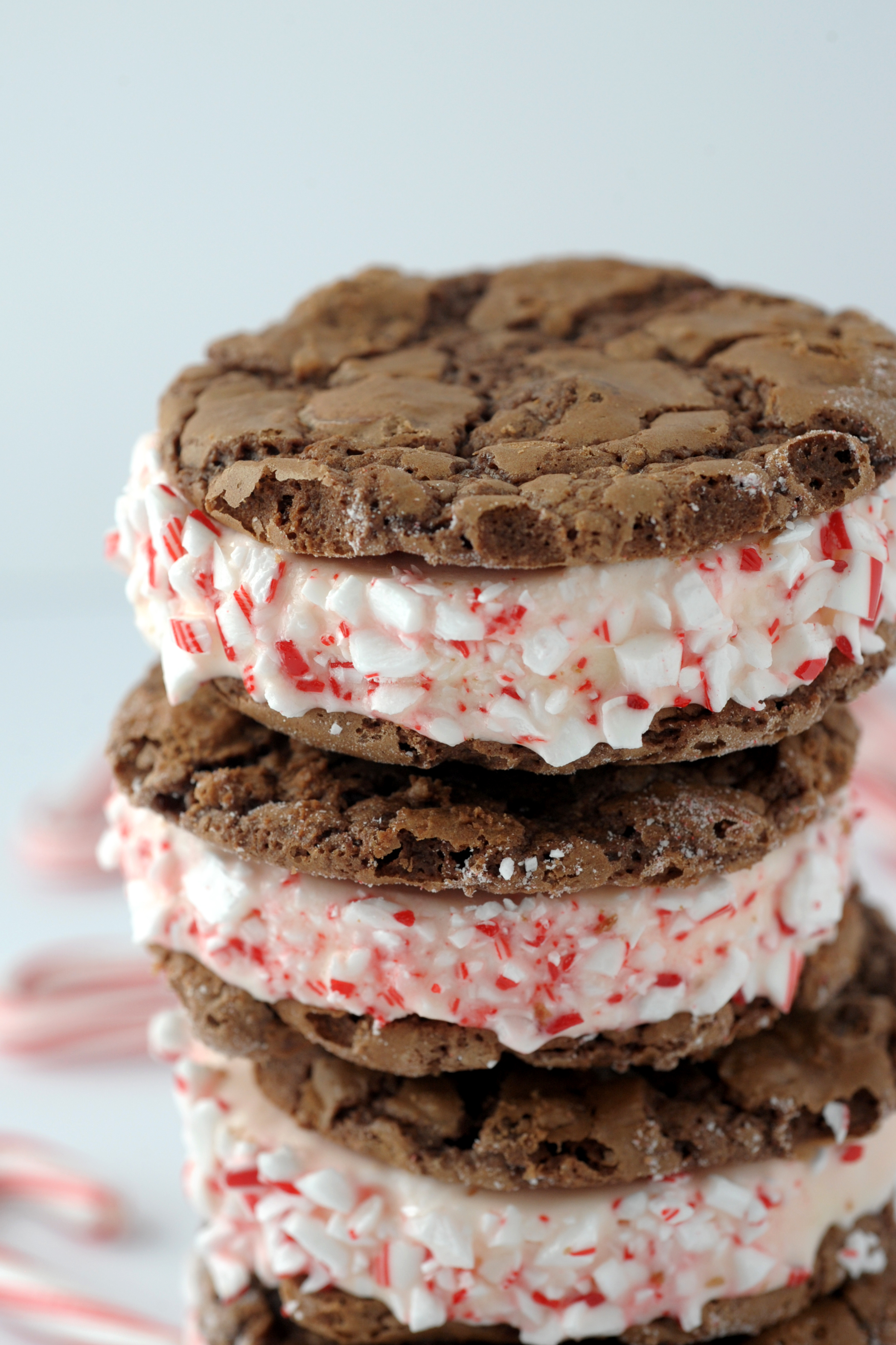 Make these chocolate peppermint ice cream sandwiches for the holidays