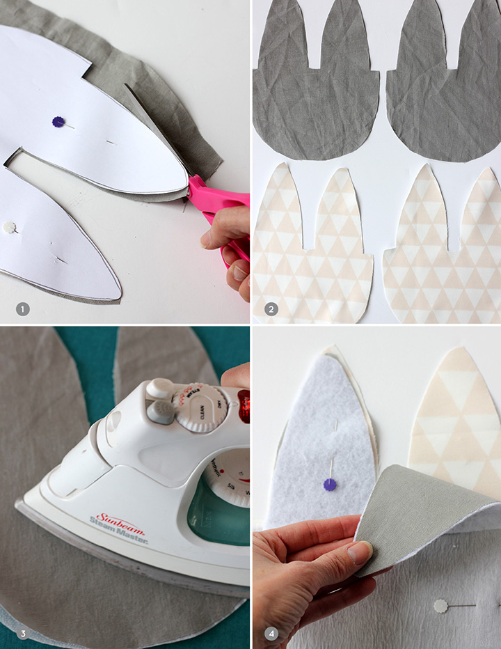 handmade bunny purse sewing tutorial on aliceandlois.com