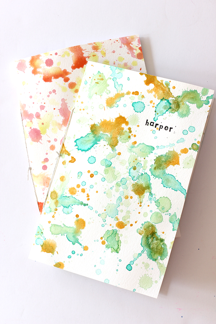 DIY Water Color Notebook