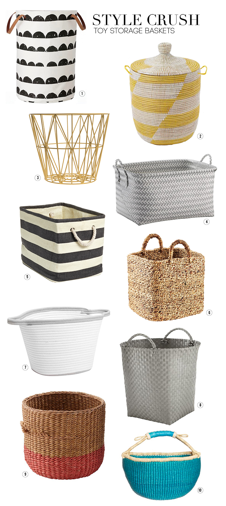 Style Crush – Toy Storage Baskets \\ alice & lois